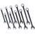 A2ZHOME Jumbo Combination Wrench Set Extra Large,10 PC SAE Black-Oxide Jumbo Combo Wrench Set 1-5/16" - 2" with pouch