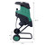 A2ZHOME 15Amp Electric Wood Chipper/Shredder with Wheels Electric Garden Shredder Portable Chipping Width Collection Bag, Double Sided Blade System, Auto Shut-Off Green