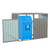 A2ZHOME Stores 2 Garbage Bin Shed: Secure and Stylish Storage for Your Trash Cans