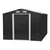 A2ZHOME 8'x12' Tool Shed: Durable Outdoor Storage in Charcoal Black