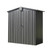 A2ZHOME Outdoor Storage Shed 5.7x3 FT: Compact Metal Tool Shed with Lockable Double Door in Black