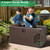 A2ZHOME 105 Gallon All-Weather Large Deck Box: Secure and Spacious Lockable Storage Container