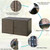 A2ZHOME 88 Gallon Garden Patio Rattan Storage Container Box: Stylish, Spacious, and Weather-Resistant Storage Solution