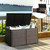 A2ZHOME 88 Gallon Garden Patio Rattan Storage Container Box: Stylish, Spacious, and Weather-Resistant Storage Solution
