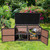 A2ZHOME 88 Gallon Garden Patio Rattan Storage Container Box: Stylish, Spacious, and Weather-Resistant Storage Solution
