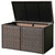 A2ZHOME 88 Gallon Garden Patio Rattan Storage Container Box: Stylish, Spacious, and Weather-Resistant Storage Solution