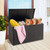 A2ZHOME 88 Gallon Garden Patio Rattan Storage Container Box: Stylish, Spacious, and Weather-Resistant Storage Solution