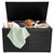 A2ZHOME 88 Gallon Garden Patio Rattan Storage Container Box: Stylish, Spacious, and Weather-Resistant Storage Solution