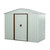 A2ZHOME RY-SDYX56-W 6ft x 5ft Outdoor Metal Storage Shed White: Stylish and Sturdy Outdoor Storage Solution