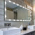 A2ZHOME Hollywood Full Length Mirror with Lights, 3 Color Modes, Touch Control, Silver 63"x24"