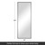 A2ZHOME 65" x 22" Black Full Length Mirror – Floor Mirror with Stand, Aluminum Frame Dressing Mirror for Bedroom