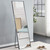A2ZHOME 65" x 23" Black Full-Length Mirror – Aluminum Alloy Frame, Wall-Mounted or Floor-to-Ceiling