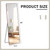 A2ZHOME 4th Generation Floor Standing Full-Length Mirror, 65" x 23.2", Wall-Mounted Bathroom Makeup Mirror, Bedroom, Foyer, Clothing Store