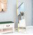 A2ZHOME Wall-Mounted Alloy Frame Full-Length Mirror - Golden