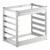 a2zhospo Wall-Mounted Sheet / Bun Pan Rack - 21" x 13" x 18"