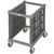 a2zhospo Ultimate 15 Pan Undercounter End Load Bun / Sheet Pan Rack with Metal Casters - Not Assembled