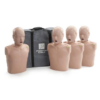Prestan Child CPR Training Manikin with CPR Monitor (4 Pack)