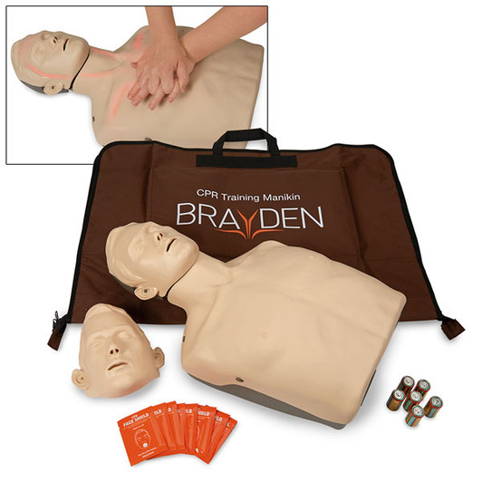 Brayden CPR Training Manikin with Red Indicator Lights