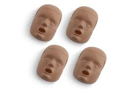 Face Skin Replacements for Prestan Child Manikin (4-Pack)