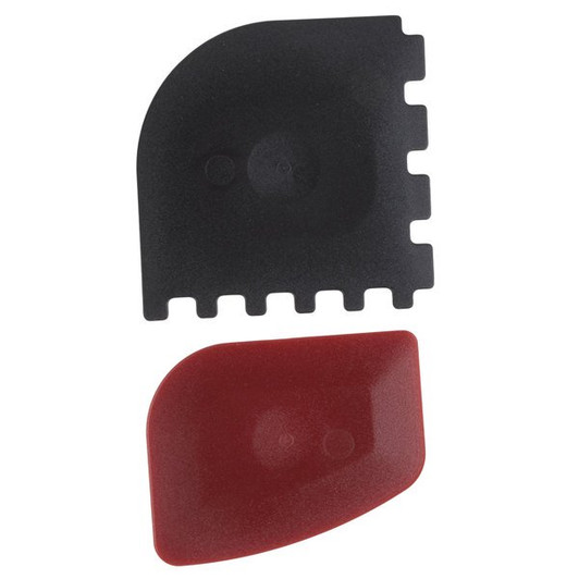 Lodge SCRAPERCOMBO Red Pan Scraper and Black Grill Pan Scraper - 2/Set