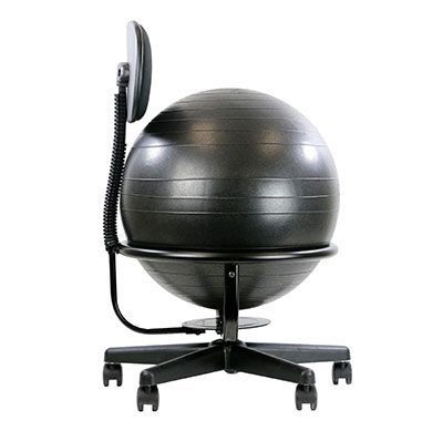Copy of Metal Exercise Ball Chair Base with Backrest