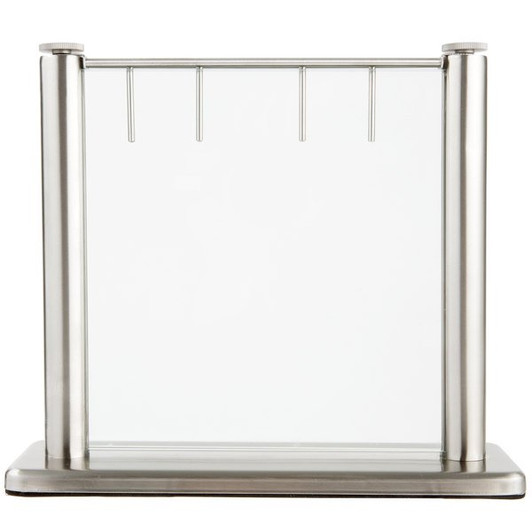 Mercer Culinary M19100 ZüM 6-Piece Stainless Steel and Glass Knife Block Set
