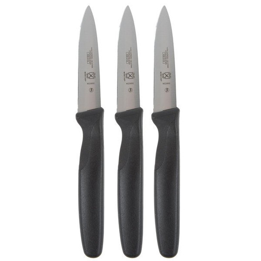 Mercer Culinary M23900 Millennia 3" Paring Knife - 3/Pack