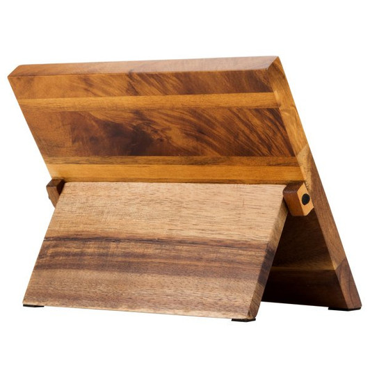 Mercer Culinary M21982RD Millennia 5-Piece Acacia Magnetic Board and Red Handle Knife Set