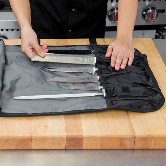 Mercer Culinary M21830 ZüM 7-Piece Knife Case Set
