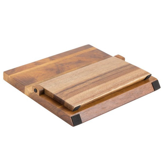 Mercer Culinary M21960AC Genesis 5-Piece Acacia Magnetic Board and Knife Set