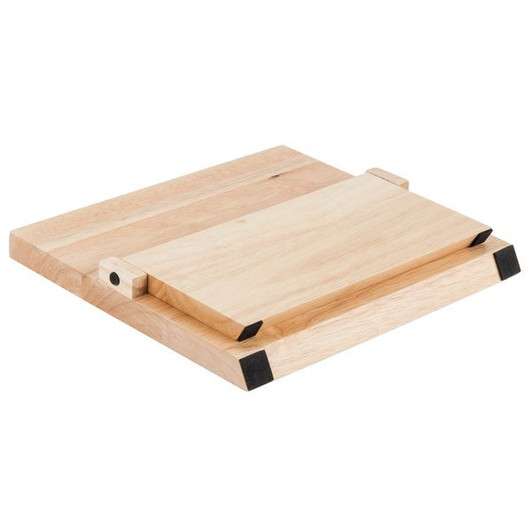 Mercer Culinary M21980BL Millennia 5-Piece Rubberwood Magnetic Board and Blue Handle Knife Set