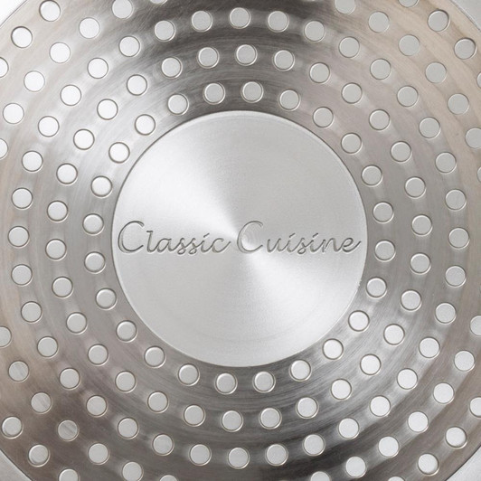 8-Piece 2-Layer Nonstick Copper Aluminum Ceramic Coating Cookware Set with Lids