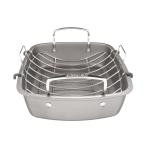 17 in. x 13 in. Nonstick Bakeware Roaster with U-Rack