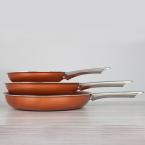 Nonstick Copper Frying Pan (Set of 3)