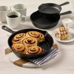 3-Piece Cast Iron Fry Pan Set