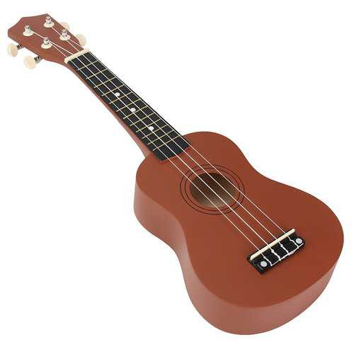 21 Inch Brown Soprano Basswood Ukulele Uke Hawaii Guitar Musical Instrument C122-1232996