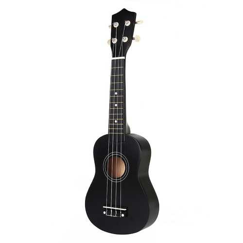 21 Inch Economic Soprano Ukulele Uke Musical Instrument With Gig bag Strings Tuner Black C122-1225063