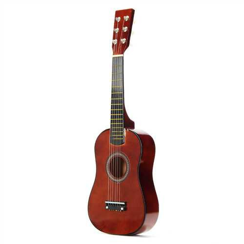23 Inch 6-String Brown Basswood Ukulele Mini Musical Instrument For Children C122-1260803