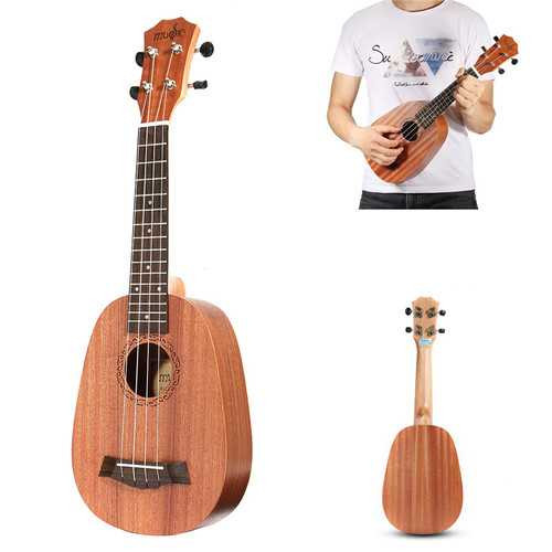 21 Inch Soprano Pinapple Mahogany Ukulele 4 Strings Hawaii Mini Guitar Children Gift C122-1183266