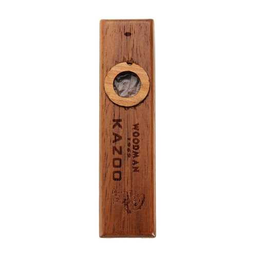 Wooden Kazoo with Metal Box for Music Player Kids Toy Gift C122-1135005