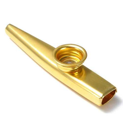 Metal Kazoo Golden Ukulele Guitar Accompaniment Mouth Flute Harmonica C122-81714