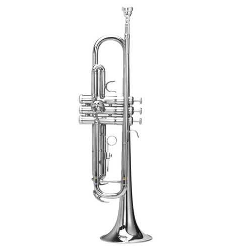 Bb Beginner Trumpet Brass Band Gold Plated Care Kit Case in Gold Silver Red Blue Black C122-1218517