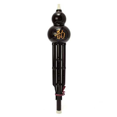 Chinese Hulusi Gourd Cucurbit Flute Double Sound C Bb Tone Yunnan Ethnic Music Instrument C122-1083576