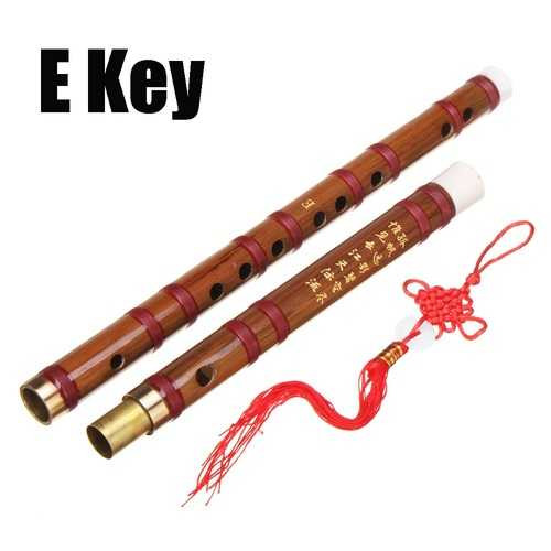 Chinese Bamboo Woodwind Flute C E F G Key Professional Musical Instruments C122-1300183