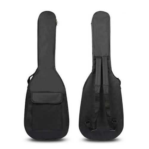 Double Straps Padded Electric Bass Bag Soft Case Backpack for 41" 42" Bass C122-1070895