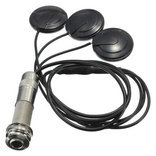 6.35mm Pickup Piezo 3 Transducer For Acoustic Guitar Ukulele Mandolin C122-1021701