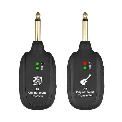 Wireless Audio Transmission Set with Receiver Transmitter For Electric Guitar Bass Violin C122-1279434