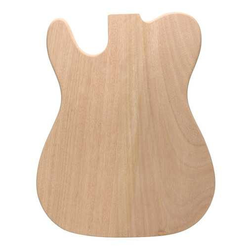 DIY Electric Guitar Mahogany Wood Body Telecaster Thinline Style Body Part Single F Hole C122-1274416