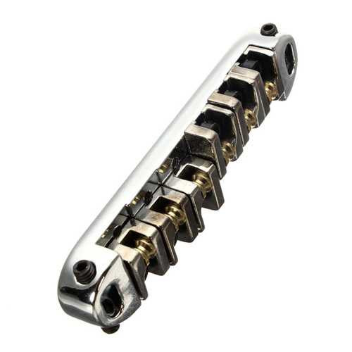 Lp Gibson Guitar Bridge Chromeplate Roller Zinc Alloy Metal Sliver C122-974881