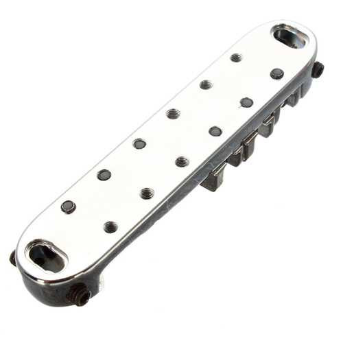 Lp Gibson Guitar Bridge Chromeplate Roller Zinc Alloy Metal Sliver C122-974881